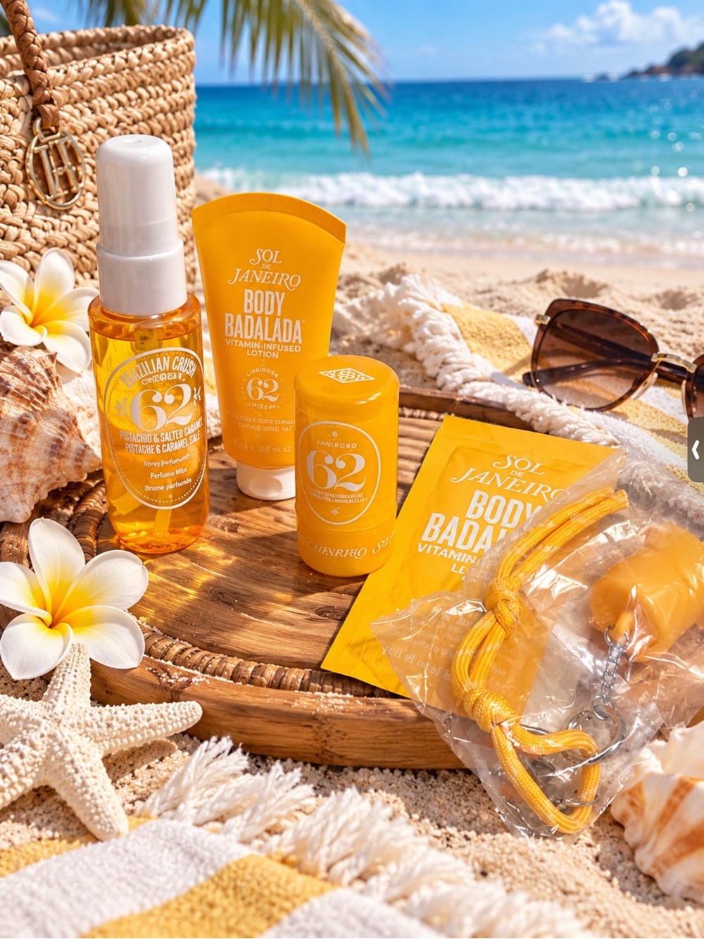 Sol de Janeiro Yellow Body Badalada Vitamin-Infused Lotion & Oil Set,Pick one